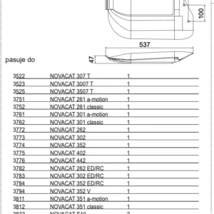 Płoza kosiarki - PRAWA - wysokiego cięcia 20 mm NC - 380.66.210.2 - Pottinger