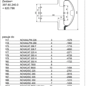 Płoza ślizgowa kosiarki - Wewnętrzna - 397.60.140.1 - Pottinger
