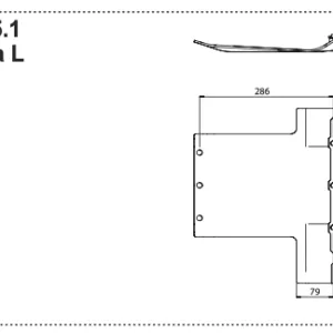 Płoza ślizgowa - LEWA - Duża - 397.60.145.1 - Pottinger