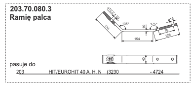 Ramię palca 1 Ramię palca