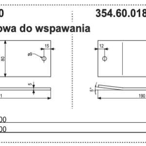 Płoza ślizgowa kosiarki - do wspawania - 354.60.017.0 - Pottinger
