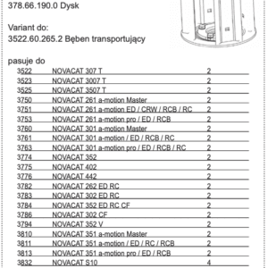 380.60.370.0 Bęben transportujący odkryty - POTTINGER