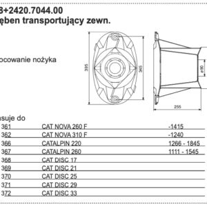 88+2420.7044.00 Bęben transportujący zewn. - POTTINGER