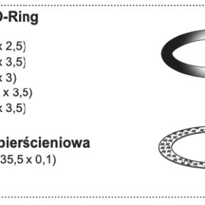 Pierścień O-Ring (10 x 2,5) - DIN 3770 - POTTINGER