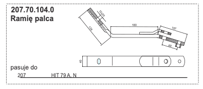 Ramię palca 1 Ramię palca