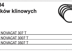 Zestaw pasków klinowych do napędu