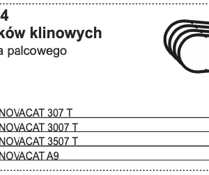Zestaw pasków klinowych do spuchniacza palcowego