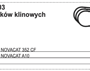 Zestaw pasków klinowych do napędu CF