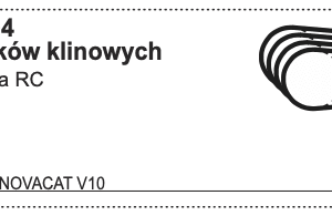 Zestaw pasków klinowych do spulchniacza RC