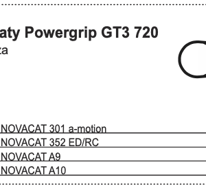 Paskek zębaty Powergrip GT3 720 do spulchniacza