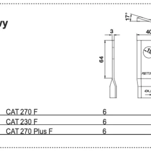Nożyk kosiarki - LEWY - 434.998 - Pottinger