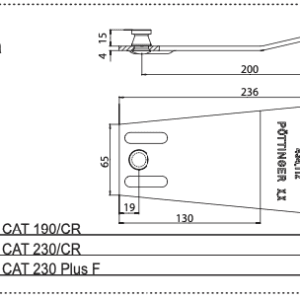 Docisk noża - 434.112 - POTTINGER