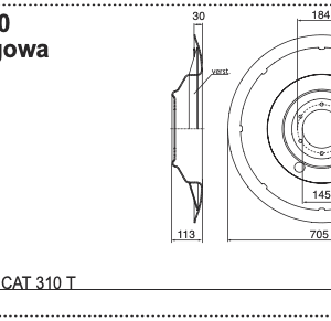 Tarcza ślizgowa - 337.65.095.0 - Pottinger