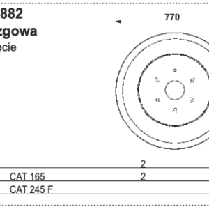 Tarcza ślizgowa normalnego cięcia - 0656 7882 - Pottinger