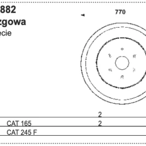 Tarcza ślizgowa normalnego cięcia - 0656 7882 - Pottinger
