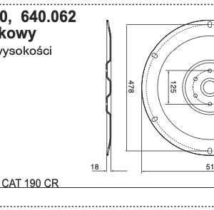 Talerz środkowy - 330.60.024.0 - Pottinger