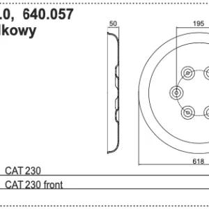 Talerz środkowy - 332.60.002.0 - Pottinger