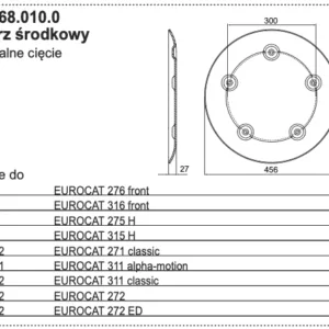 Tarcza wysokiego cięcia - 348.68.010.0 - Pottinger