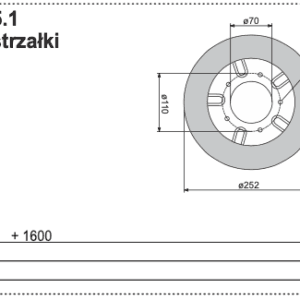 Kamien ostrzałki D=255 mm - 435.42.005.1 - Pottinger