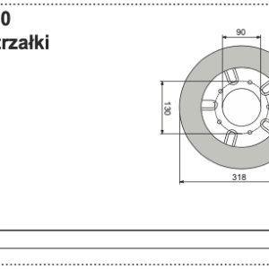 Kamień ostrzałki D=320 mm - 440.43.005.0 - Pottinger