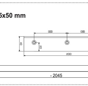 Skorbak 285x50 mm - 435.721 - Pottinger
