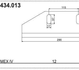 Nóż do sieczkarni MEX IV - 434.013 - Pottinger