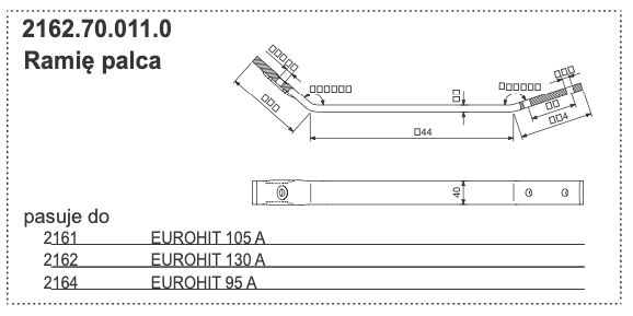 Ramię palca 1 Ramię palca