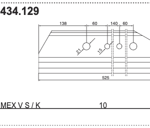 Noże MEX V - 434.084 - Pottinger