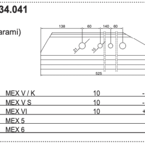 Noże MEX - 434.129 - Pottinger