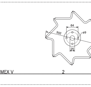 Nóż R - 434.083 - Pottinger