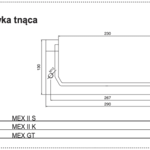 Stalnica - Przystawka tnąca - MEX II MEX GT - 434.047 - Pottinger