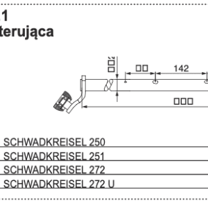 Dźwignia sterująca - 245.60.004.1 - Pottinger