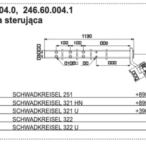 Dźwignia sterująca - 259.60.004.0 - POTTINGER