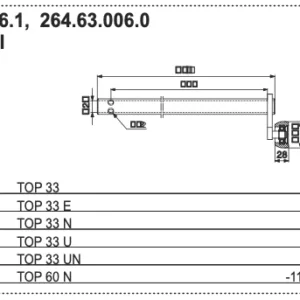 Dźwignia sterowania II - 264.63.006.1 - Pottinger
