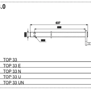 Dźwignia sterowania II - 264.63.008.0 - Pottinger