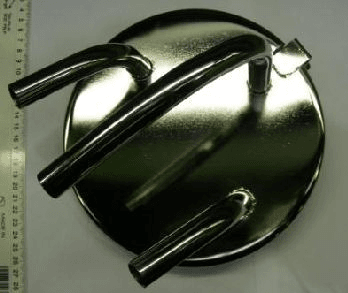 Pokrywa bańki 2 wloty - 91702180 - DeLaval 1 Pokrywa bańki 2 wloty - 91702180 - DeLaval