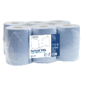 Softcel 6 rolek, (500, 30x35cm, nieb) - 92065105 - DeLaval