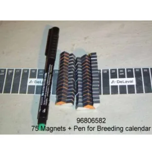 Terminarz zacieleń 75 znaczników + Pisak - 9680658 - DeLaval