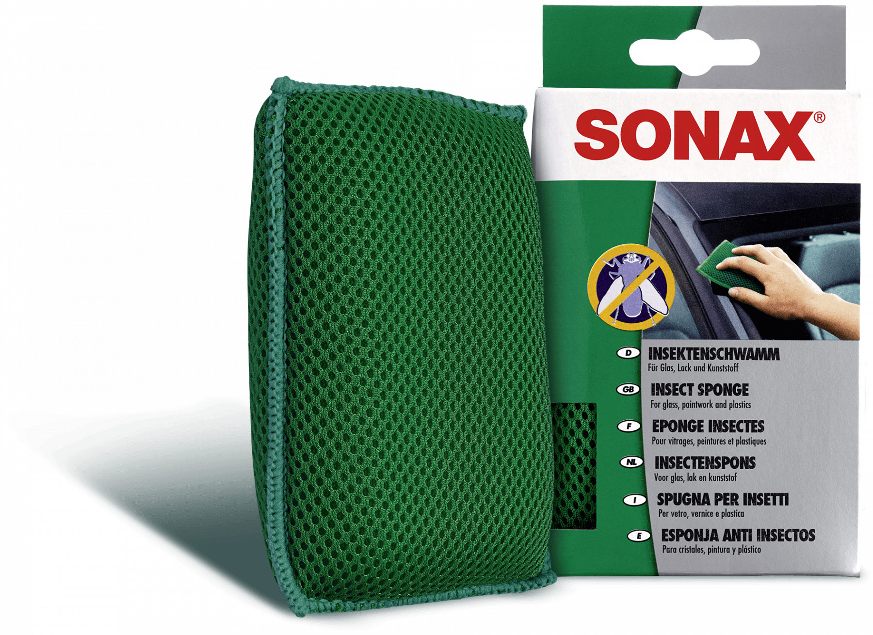 Gąbka do usuwania owadów - 427141 - SONAX 1 Gąbka do usuwania owadów - 427141 - SONAX