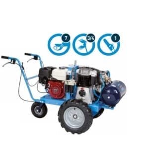 Kompresor sadowniczy - MC950 - Kompresor samojezdny z silnikowym Lombardini 15 LD 350 - MOTO.1795 - Campagnola