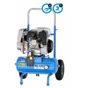 Kompresor MC220 - HOLOWANA SPRĘŻARKA NAPĘDZANA SILNIKIEM - MOTO.0309 - CAMPAGNOLA