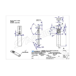 Dłuto kultywatora – Pasuje do VADERSTAD 488441-1 260X50X20 – AgriPower (2)