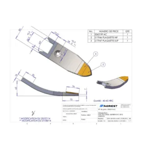 Dłuto kultywatora – Wzmocnienie HEAVY DUTY – Pasuje do HORSCH 340.60.850 – AgriPower (1)
