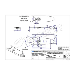 Dłuto kultywatora – Wzmocnienie – Pasuje do KOCKERLING 506065 260X80X18 – AgriPower (1)