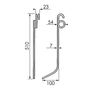 Palec zagarniający – 7mm – ZAMIENNIK EINBOCK (1)