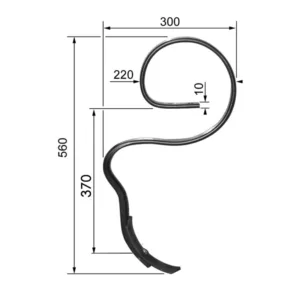 Ząb kultywatora – 32X10 – Typ RAU RG00012144 (1)