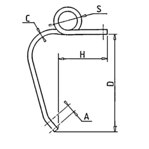 Ząb spiralny – Prawy – 30X30 GD 630MM (1)