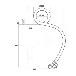 Ząb spiralny – Prawy – 35X35 GD 600 MM (1)