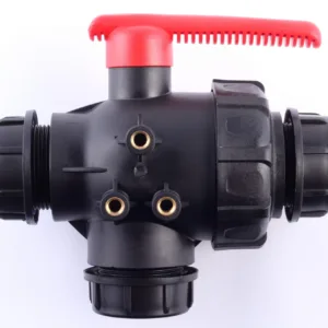 Zawór kulowy 3-drożny PROLINE 1 1/2'' - AGROPLAST