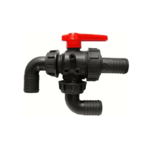 Zawór kulowy 3 drożny fi 25 - AP25ZK1_25 - AGROPLAST